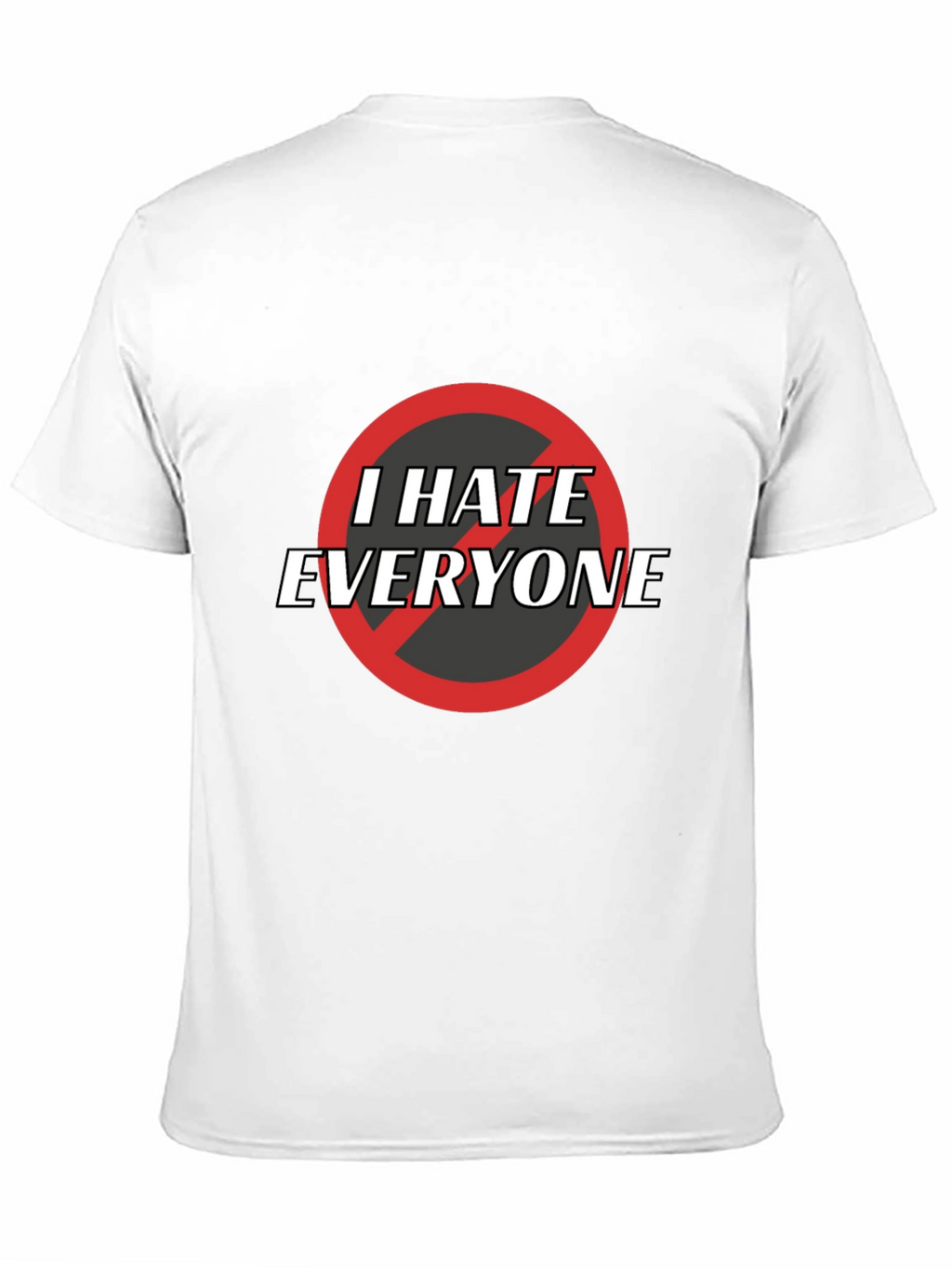 I Hate Everyone Graphic Tee - Black Cotton T-Shirt