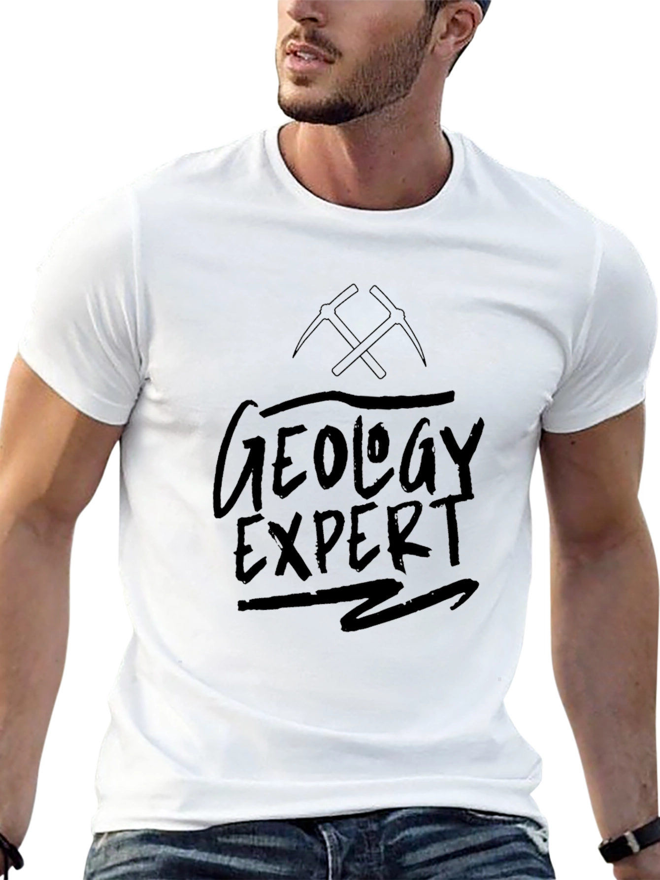 Geology Expert Black Graphic Tee