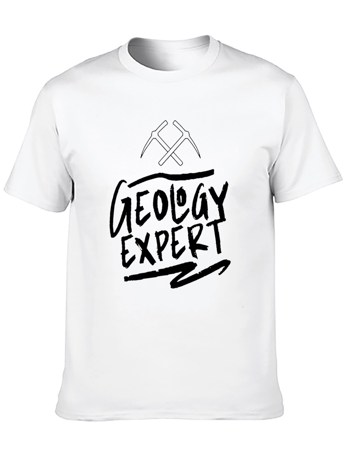 Geology Expert Black Graphic Tee