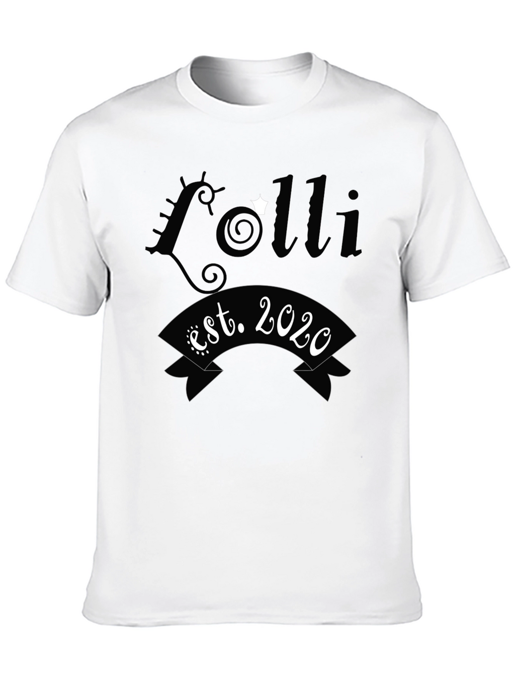 Lolli Est. 2020 Black Graphic Tee