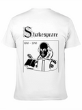 Shakespeare Graphic Print Black T-Shirt