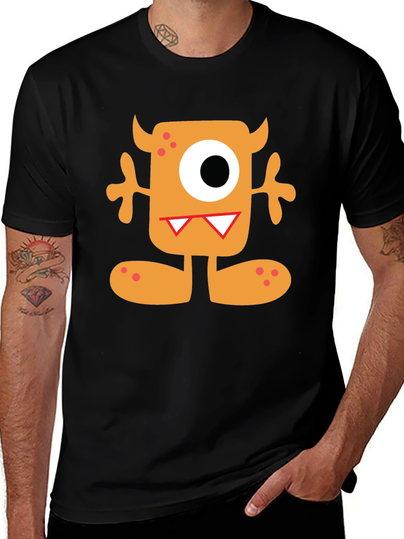 Monster Graphic Tee - Fun Cartoon Character Shirt