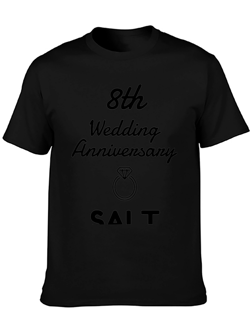 8th Wedding Anniversary T-Shirt - SALT