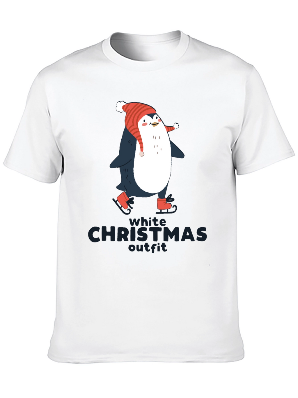 Penguin Christmas Outfit T-Shirt