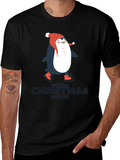 Penguin Christmas Outfit T-Shirt