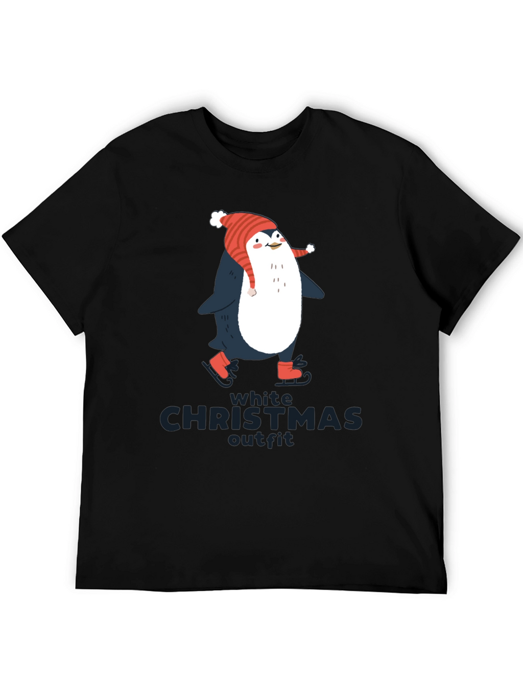 Penguin Christmas Outfit T-Shirt