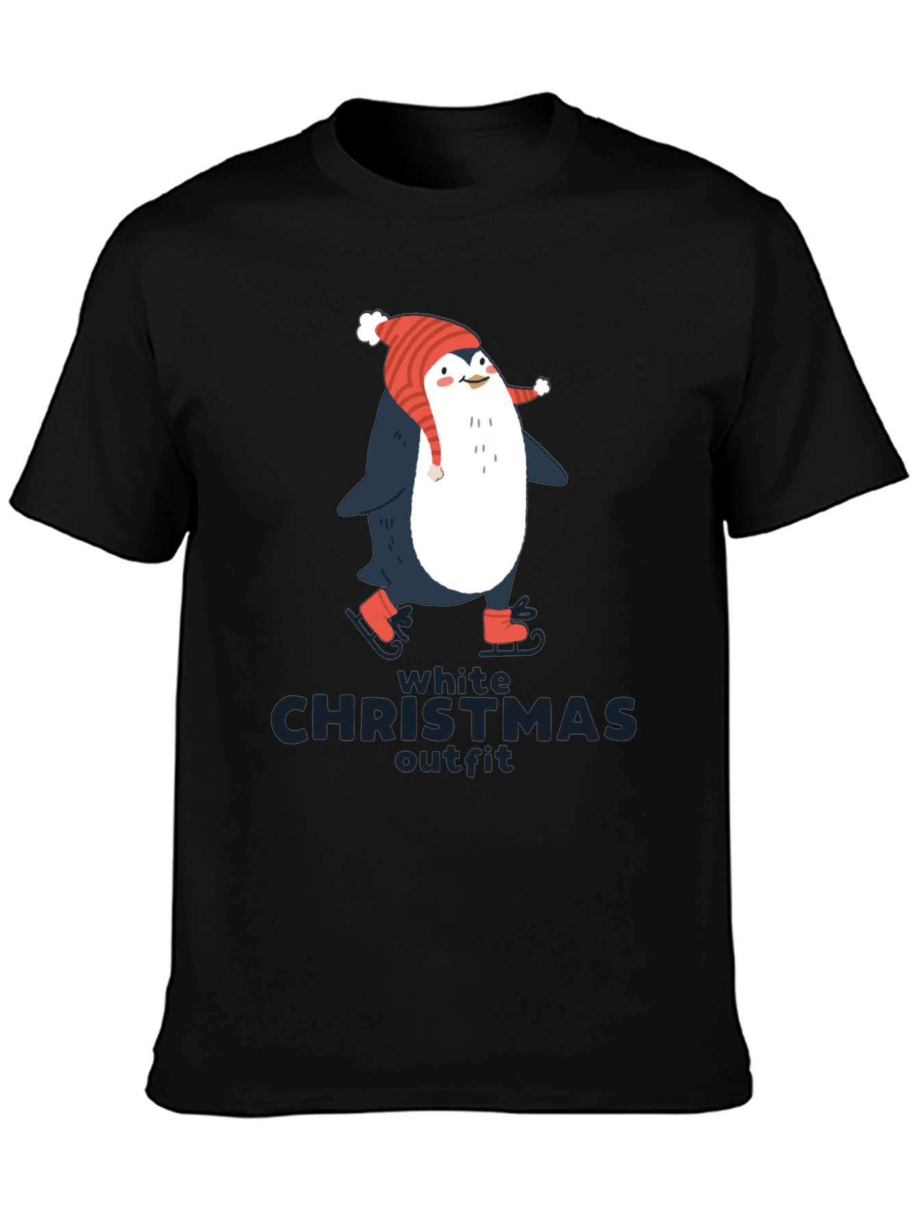 Penguin Christmas Outfit T-Shirt