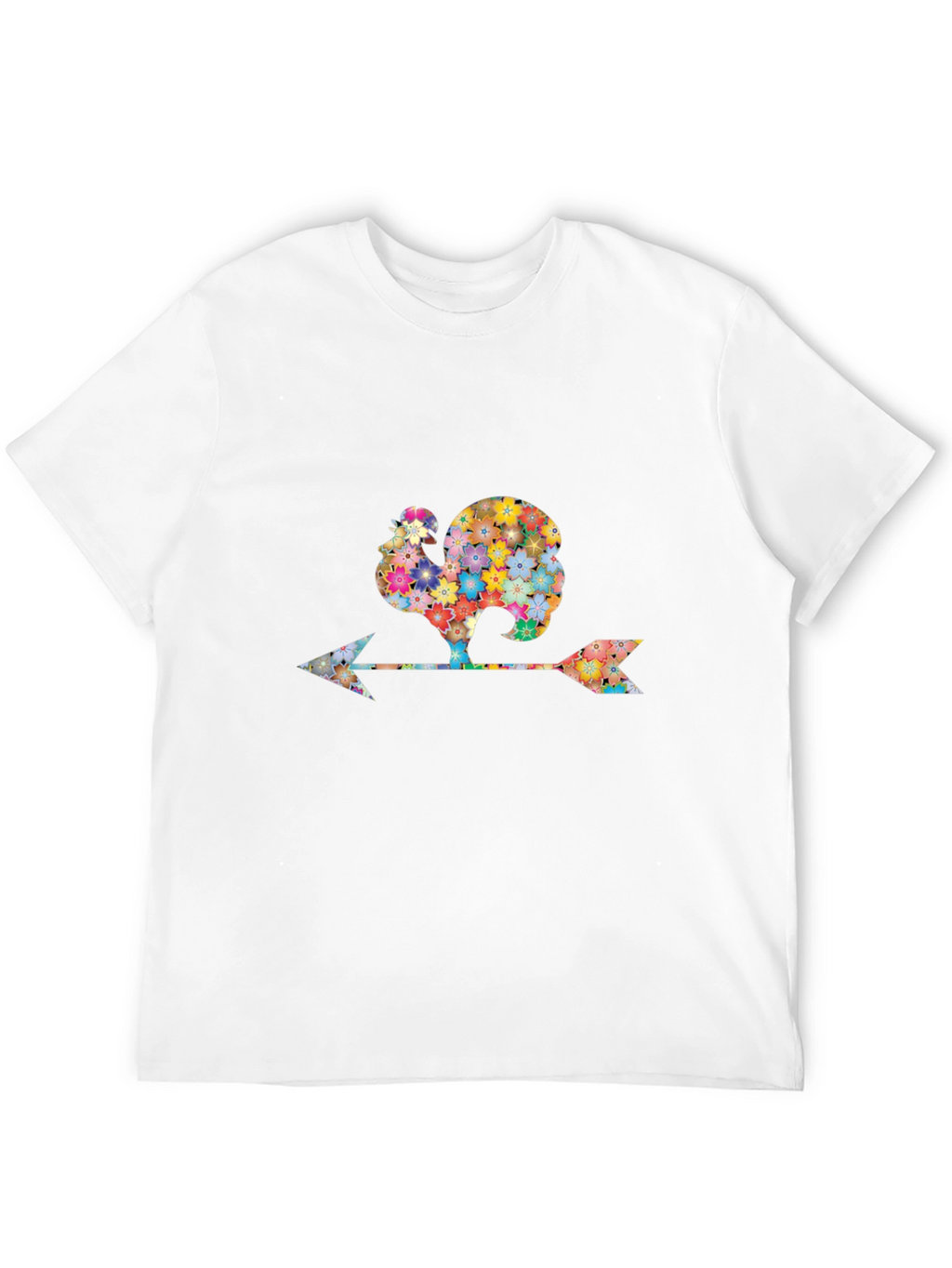 Floral Rooster Weathervane Graphic Tee