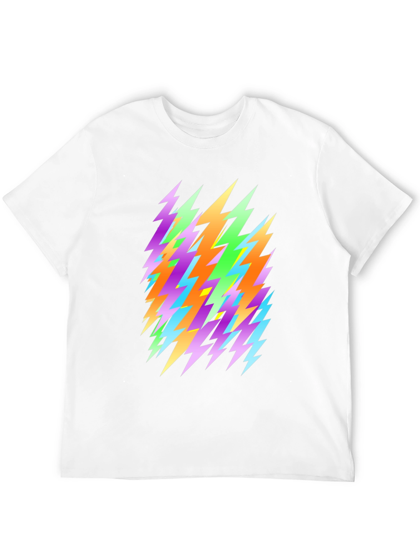 Lightning Bolt Graphic Black T-Shirt