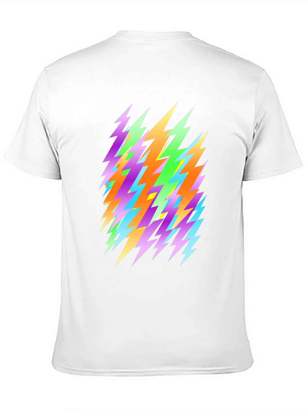 Lightning Bolt Graphic Black T-Shirt