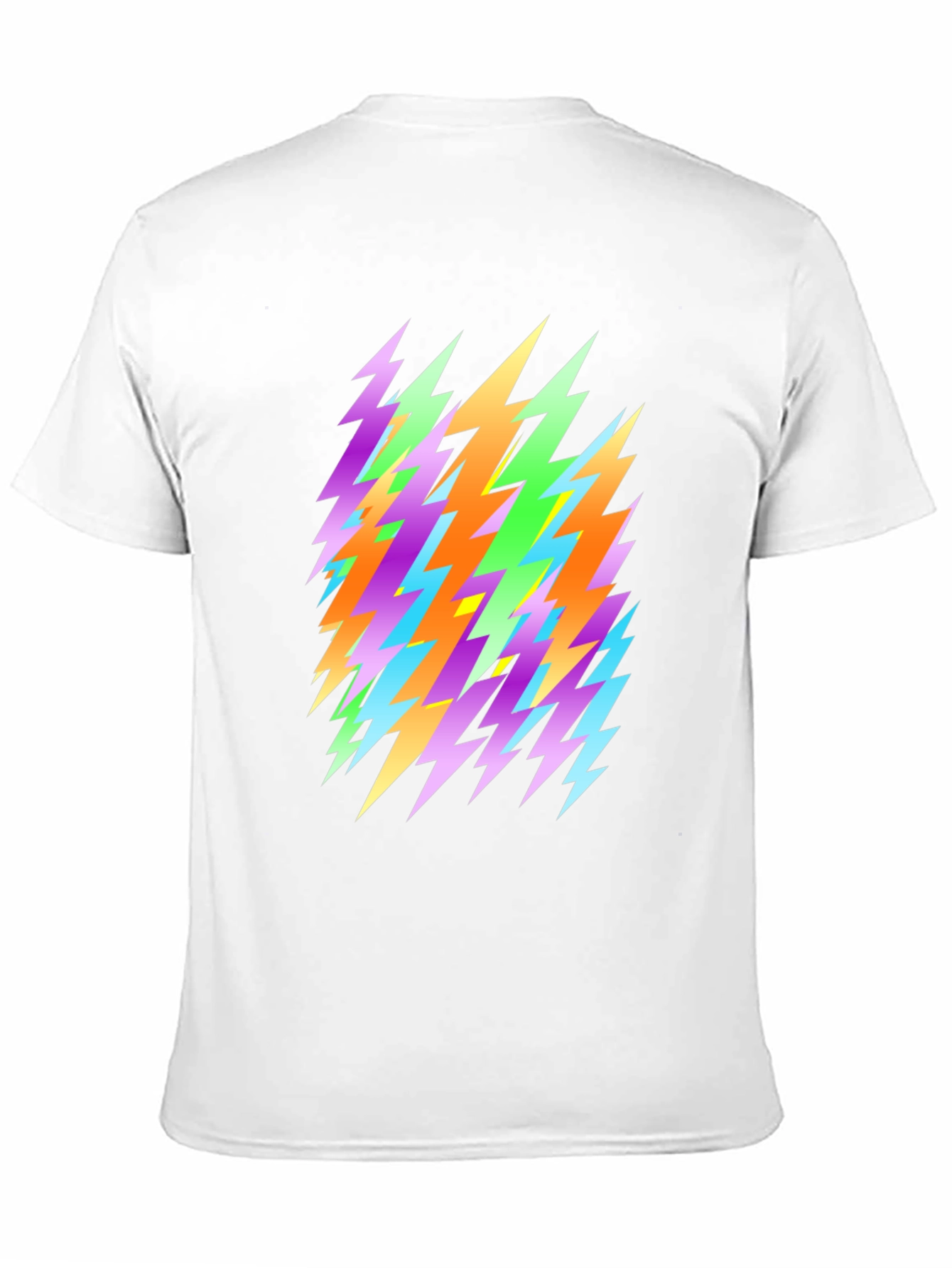 Lightning Bolt Graphic Black T-Shirt