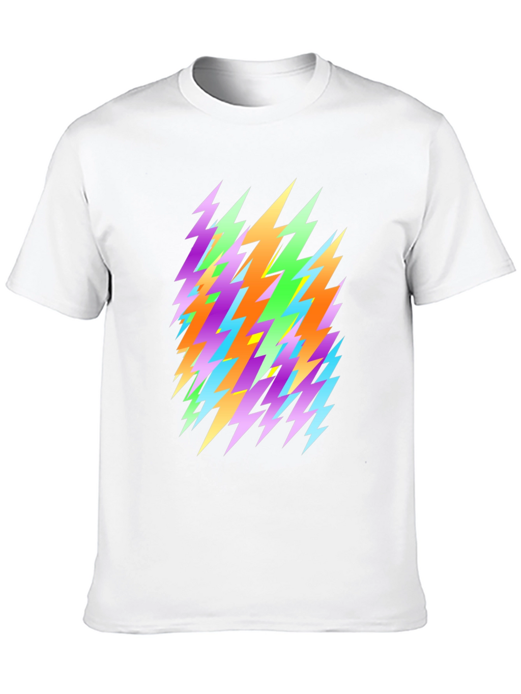 Lightning Bolt Graphic Black T-Shirt