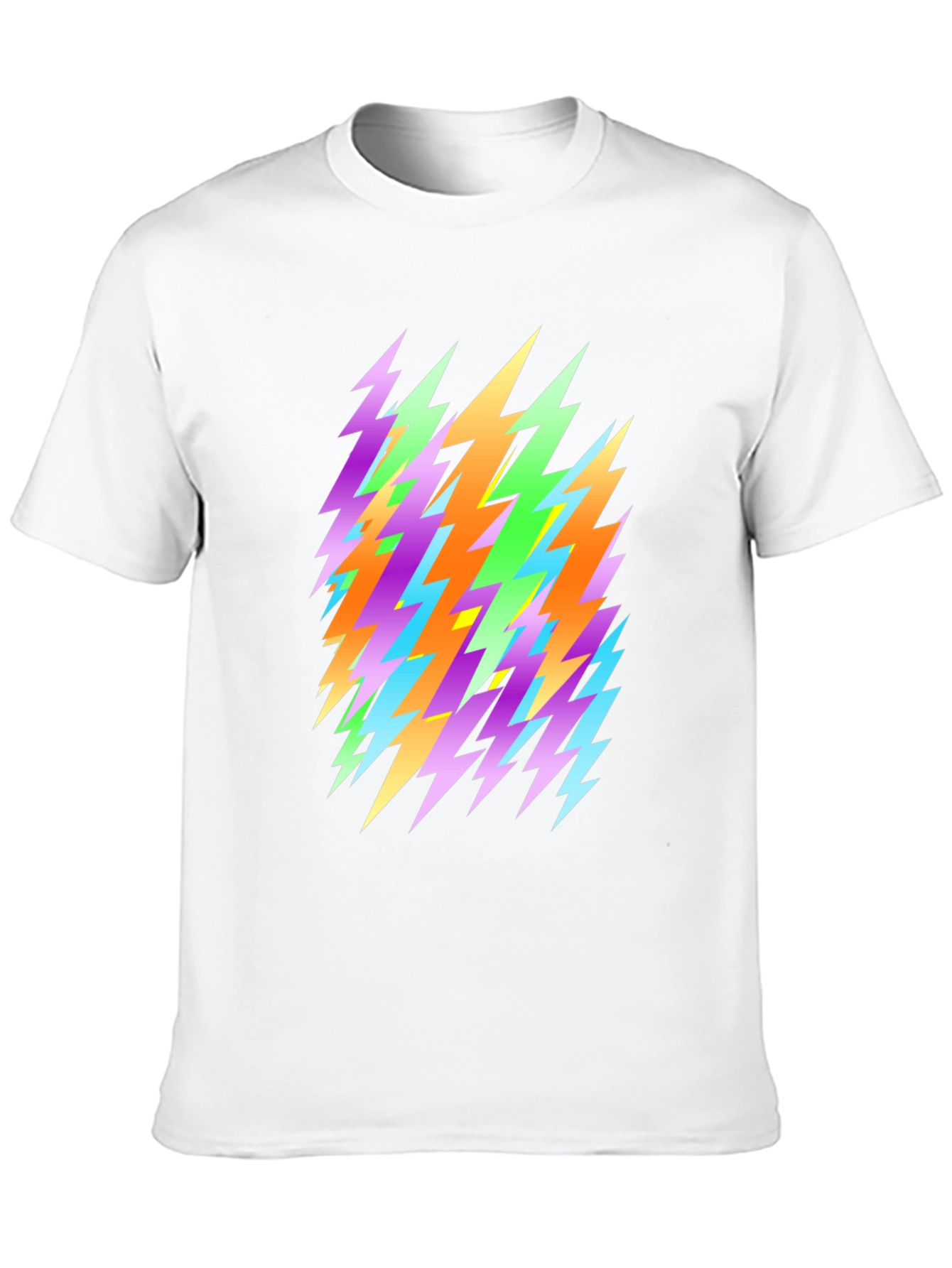 Lightning Bolt Graphic Black T-Shirt