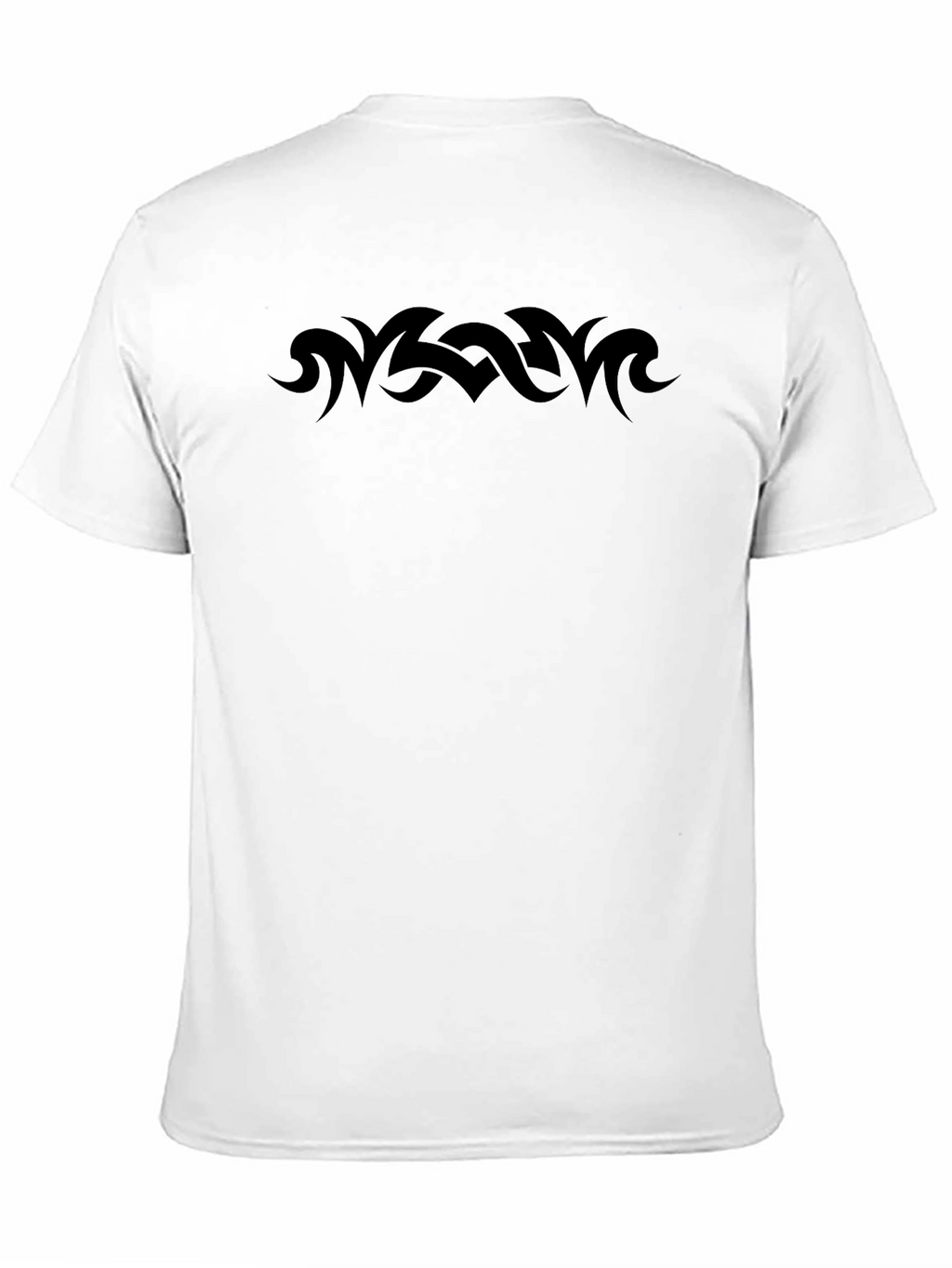 Mens Black T-Shirt with Tribal Graphic