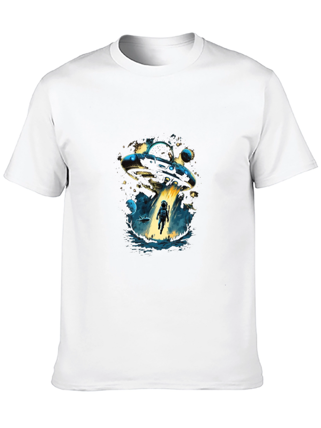 UFO Abduction T-Shirt: Space Adventure Design