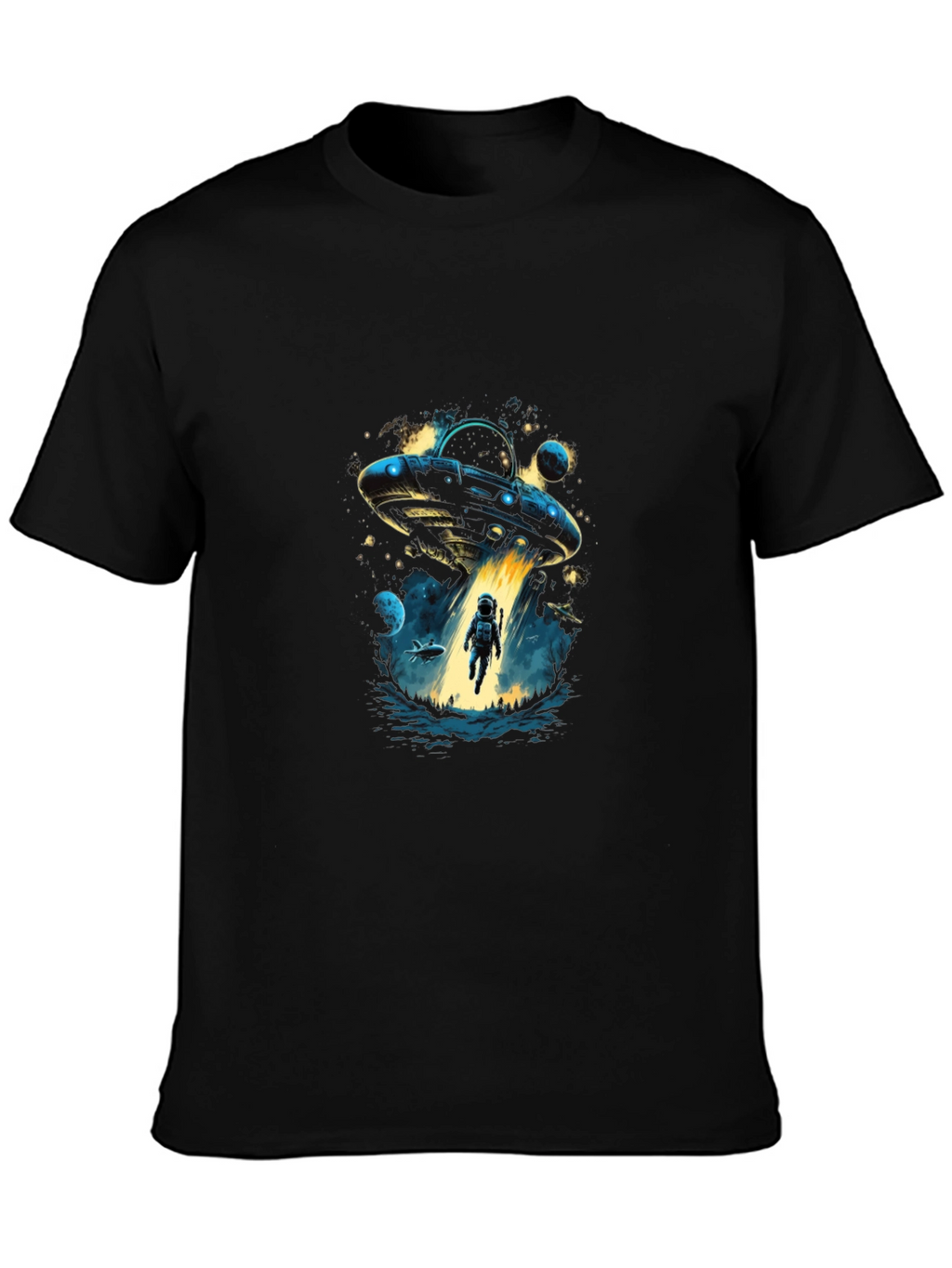 UFO Abduction T-Shirt: Space Adventure Design