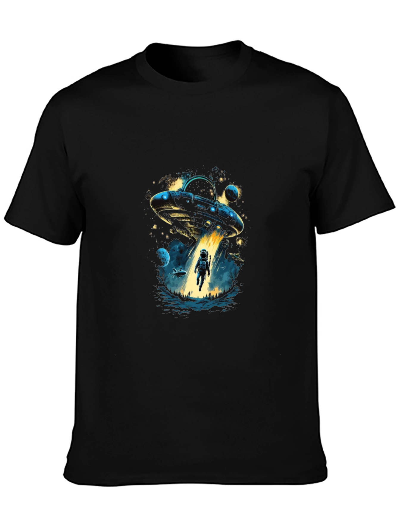 UFO Abduction T-Shirt: Space Adventure Design