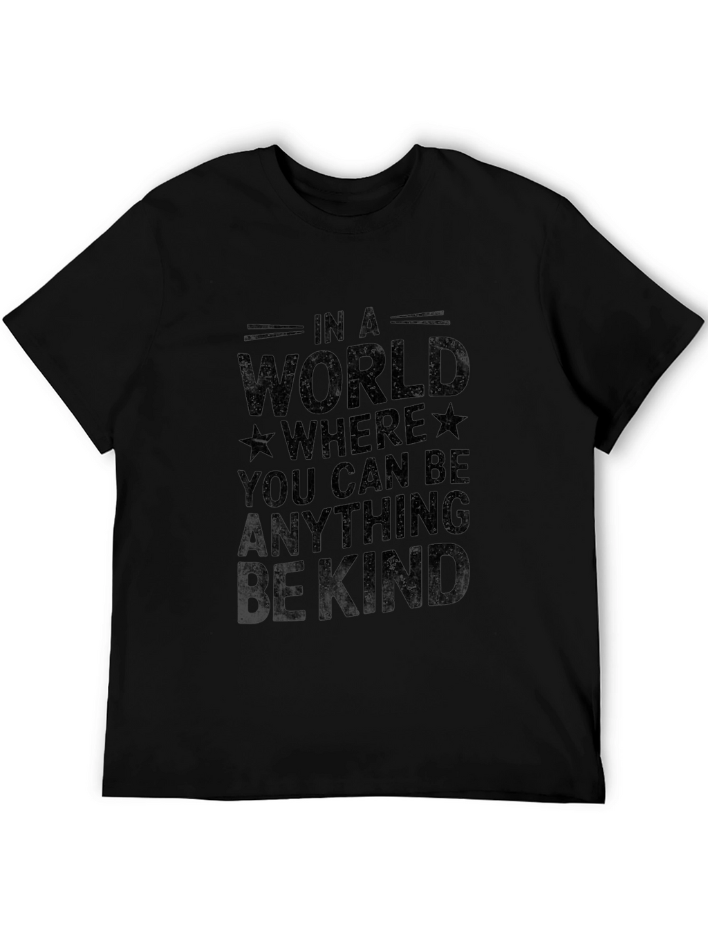 Be Kind Graphic Tee - Trendy Black T-Shirt
