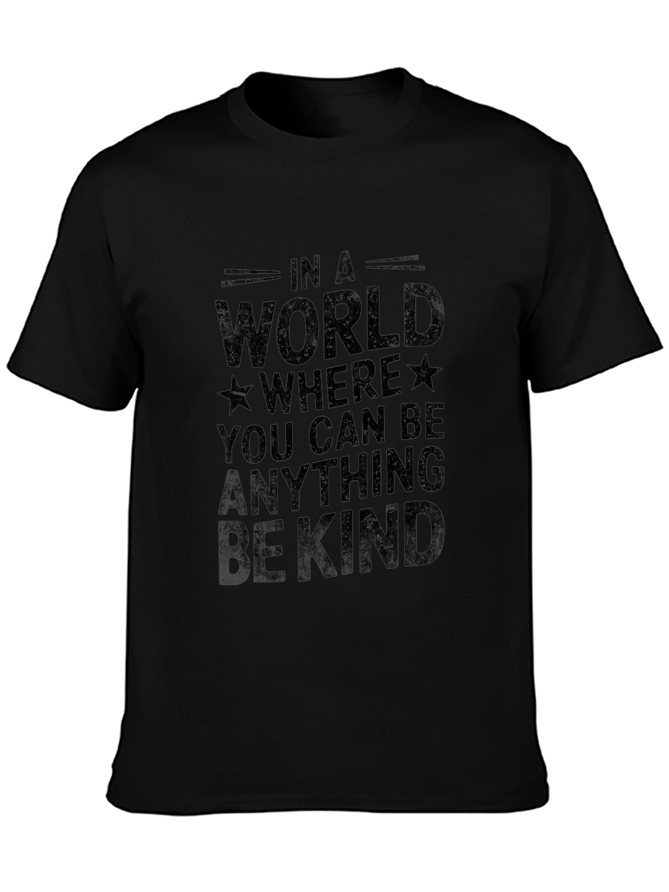 Be Kind Graphic Tee - Trendy Black T-Shirt