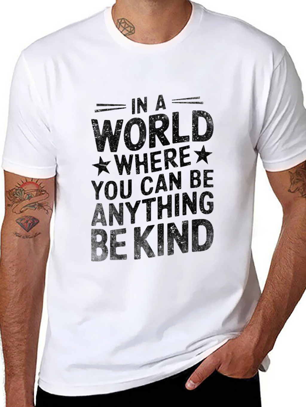 Be Kind Graphic Tee - Trendy Black T-Shirt