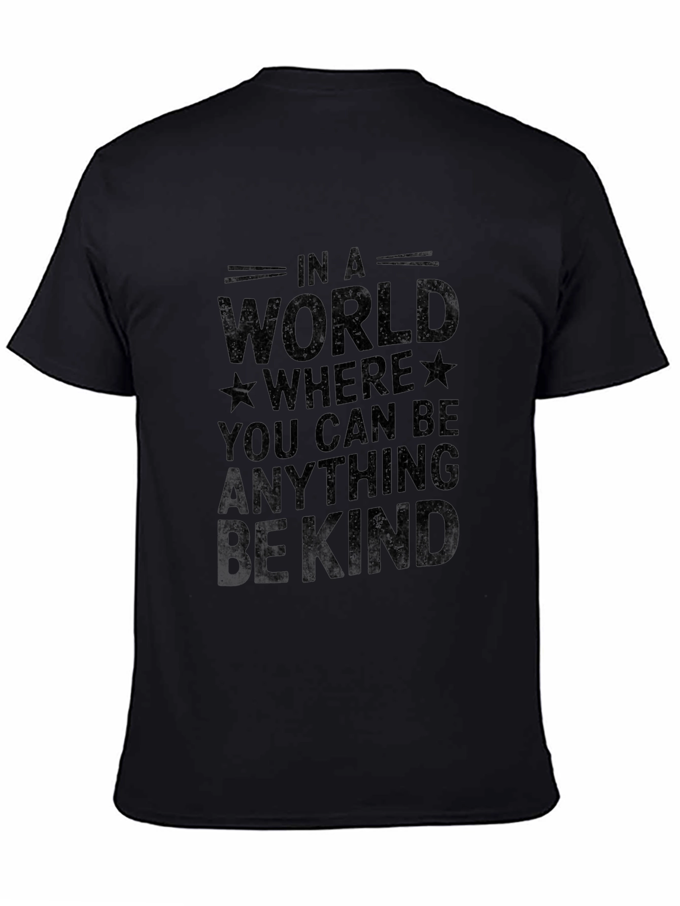 Be Kind Graphic Tee - Trendy Black T-Shirt