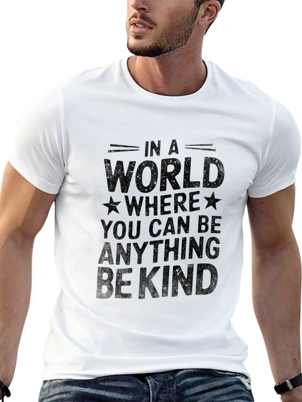 Be Kind Graphic Tee - Trendy Black T-Shirt