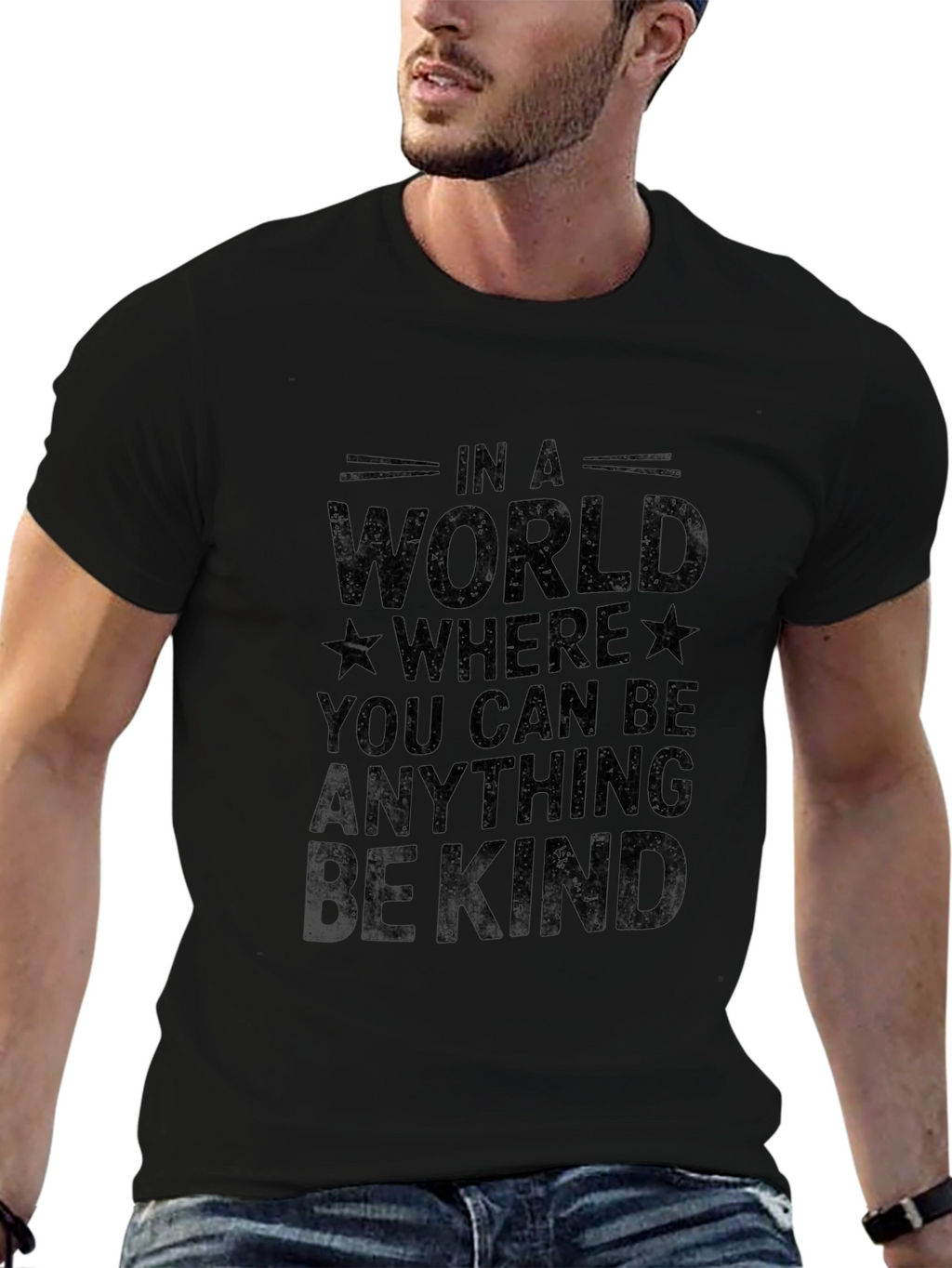 Be Kind Graphic Tee - Trendy Black T-Shirt