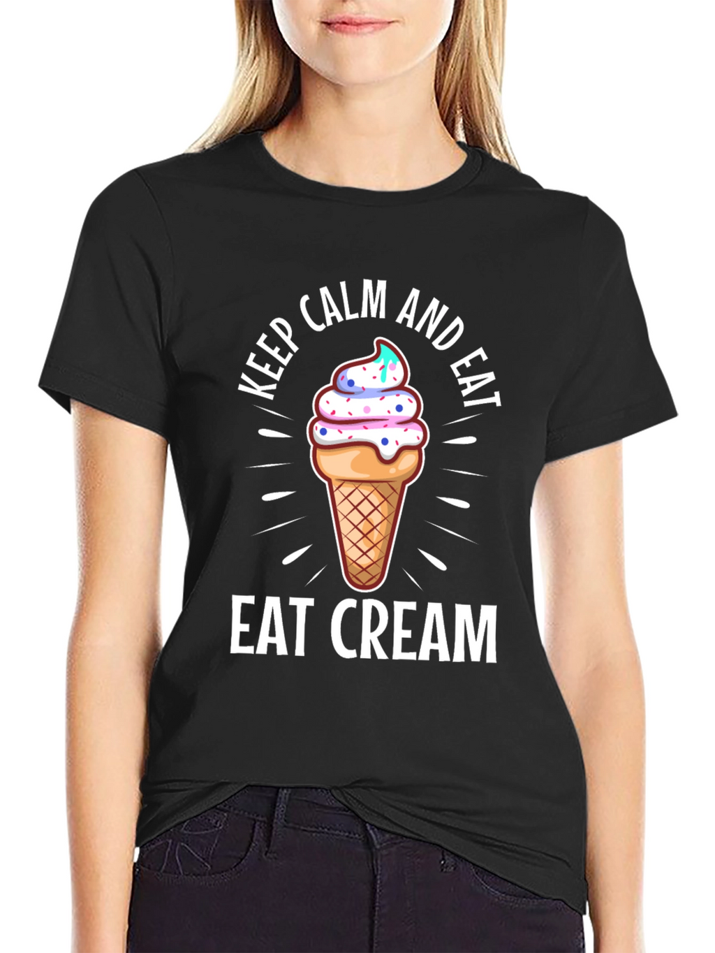 Keep Calm and Eat Cream T-Shirt