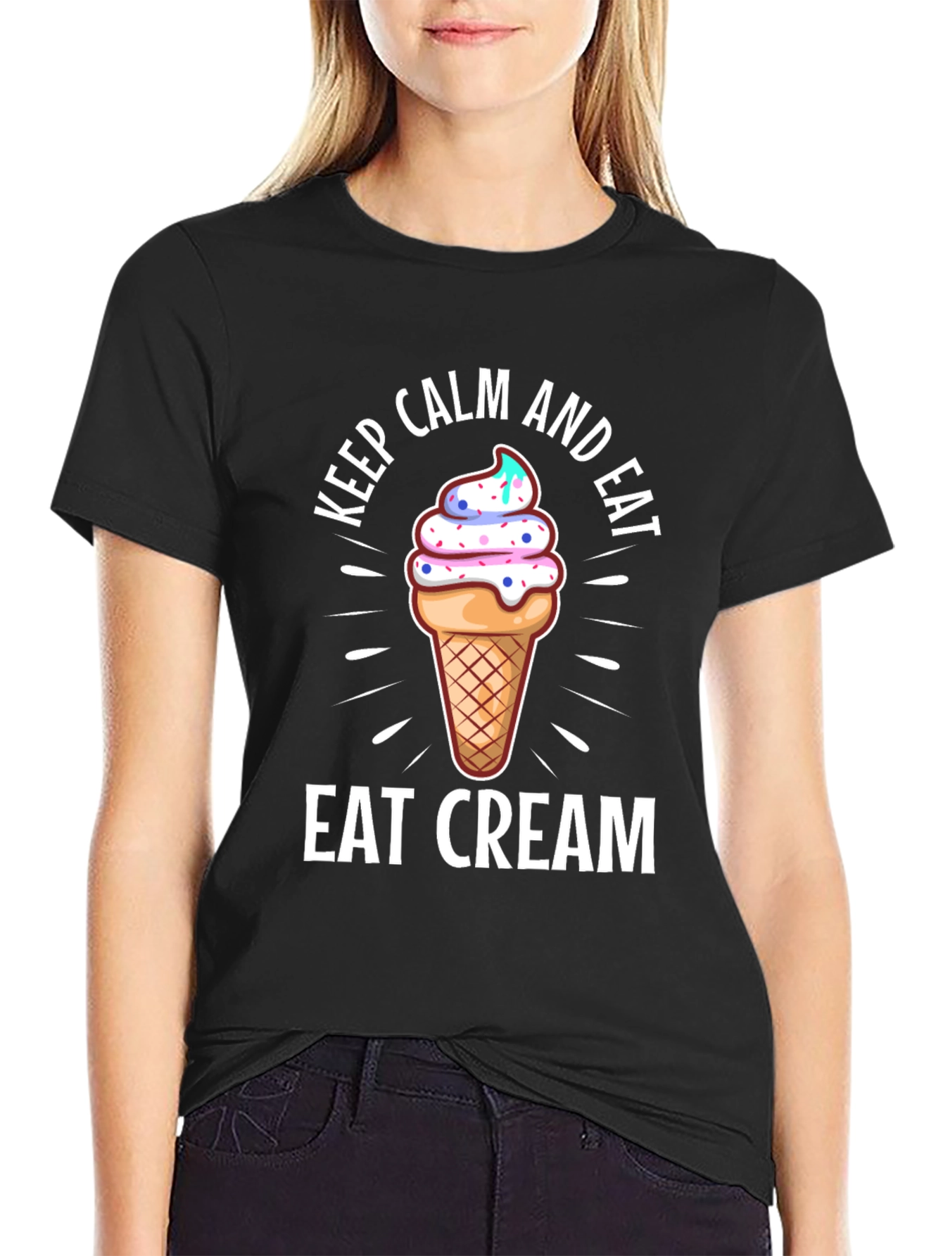 Keep Calm and Eat Cream T-Shirt