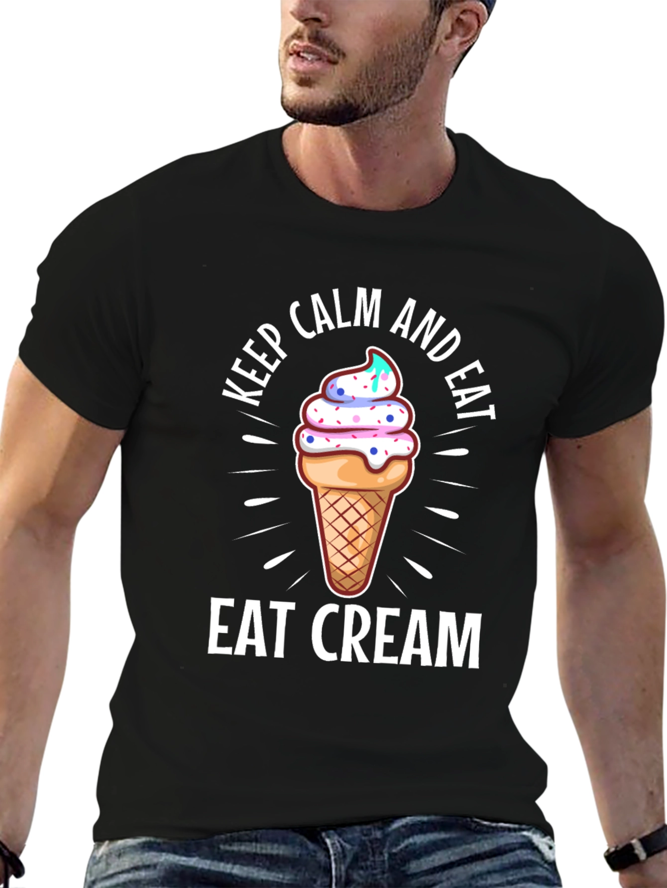 Keep Calm and Eat Cream T-Shirt