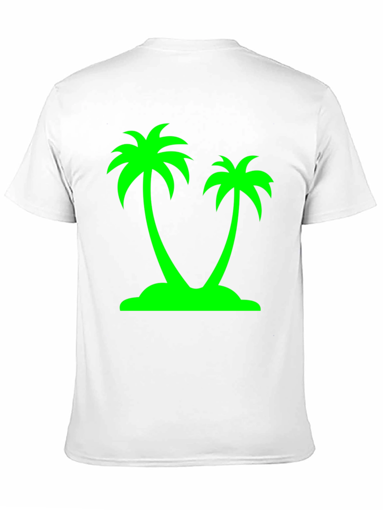 Tropical Palm Tree Graphic Tee - Island Vibes