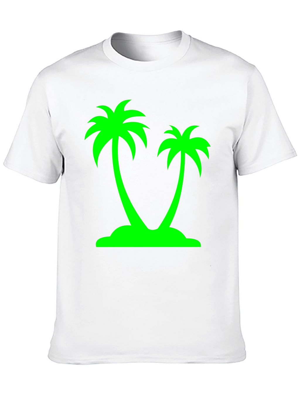 Tropical Palm Tree Graphic Tee - Island Vibes