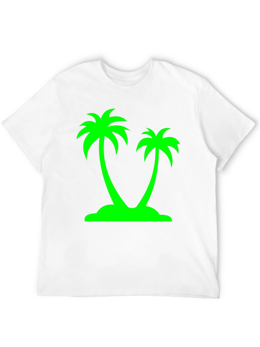 Tropical Palm Tree Graphic Tee - Island Vibes