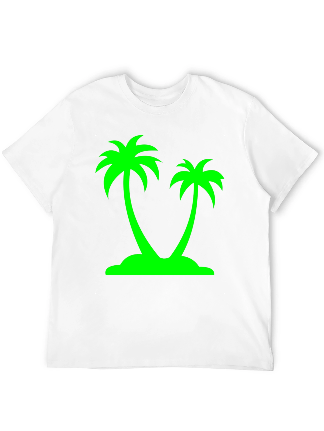 Tropical Palm Tree Graphic Tee - Island Vibes