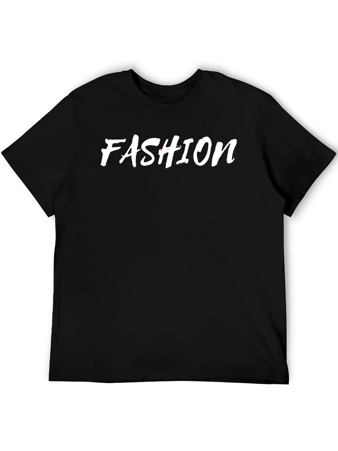 Fashion Graphic Tee - Stylish Black T-Shirt
