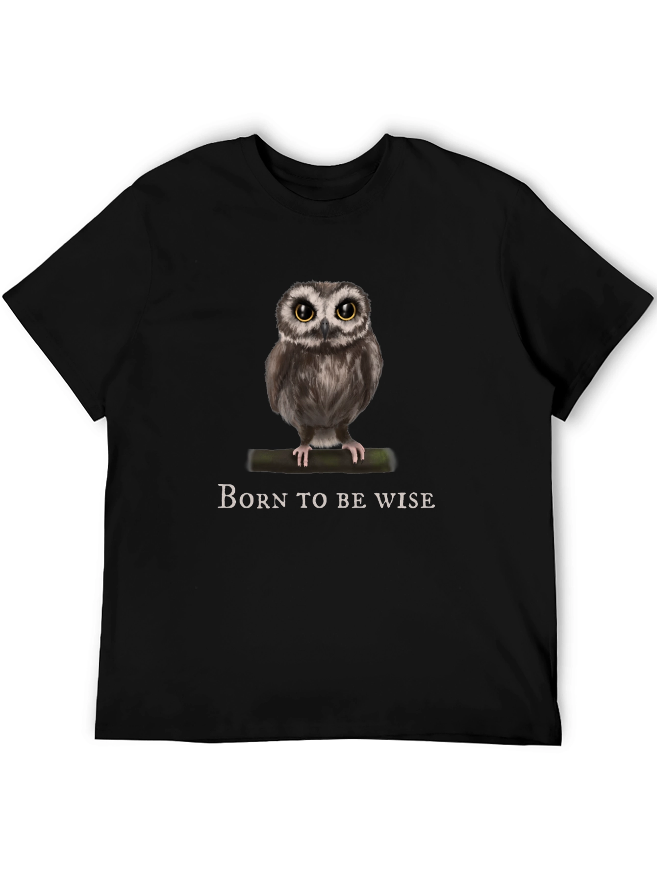 Wise Owl Graphic T-Shirt - Born to Be Wise