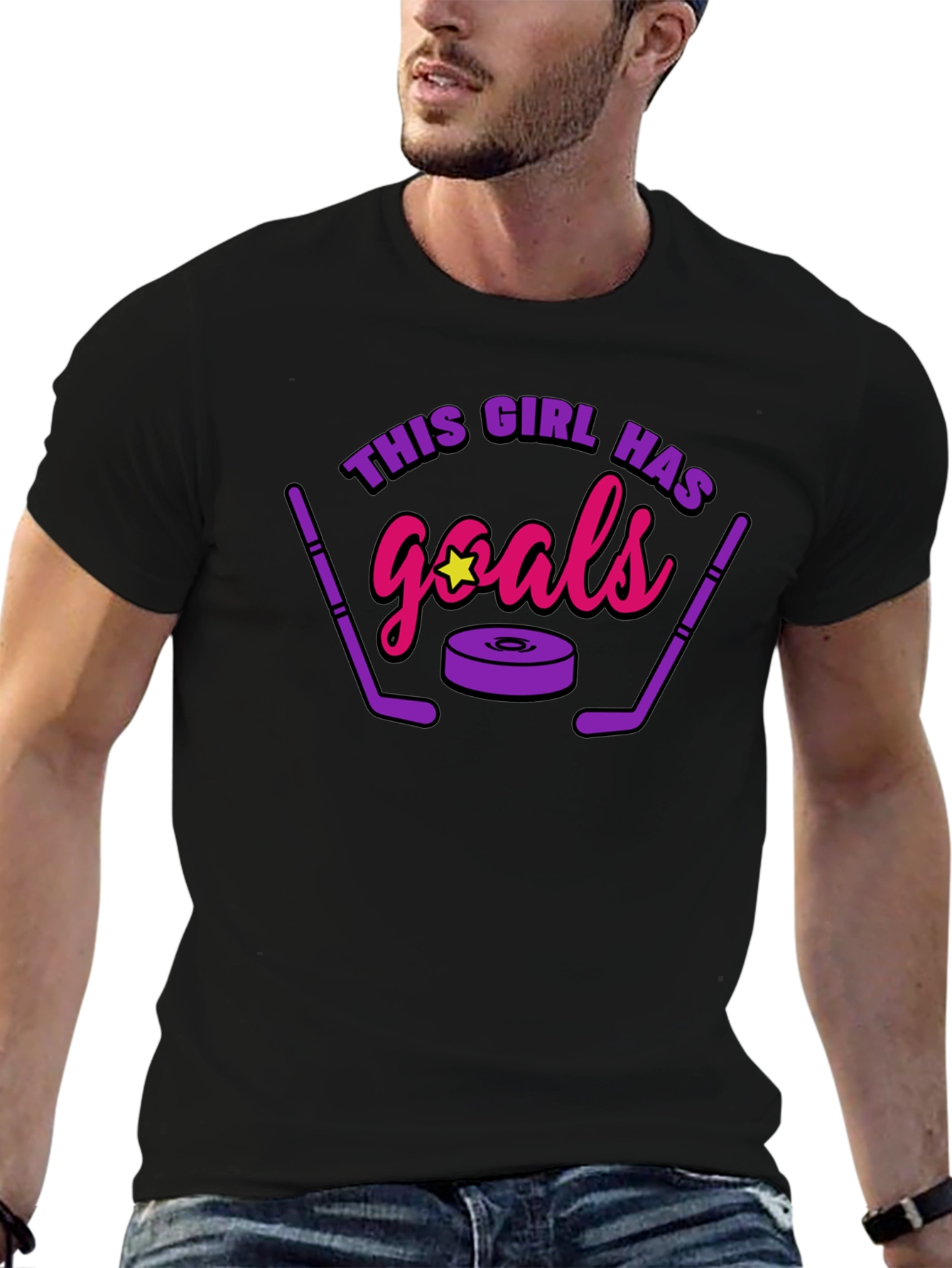 This Girl Has Goals Hockey T-Shirt