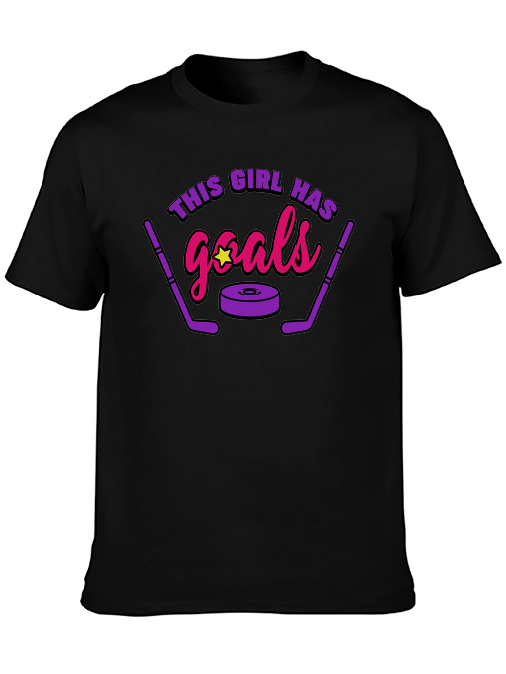 This Girl Has Goals Hockey T-Shirt