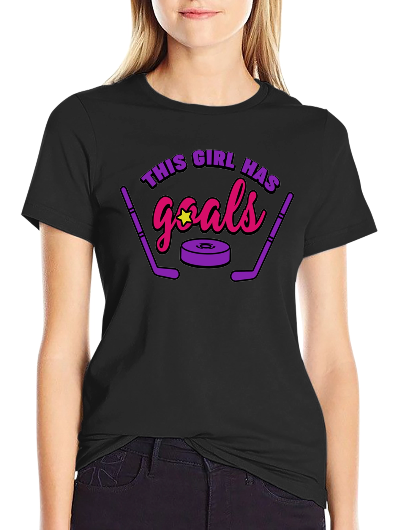 This Girl Has Goals Hockey T-Shirt