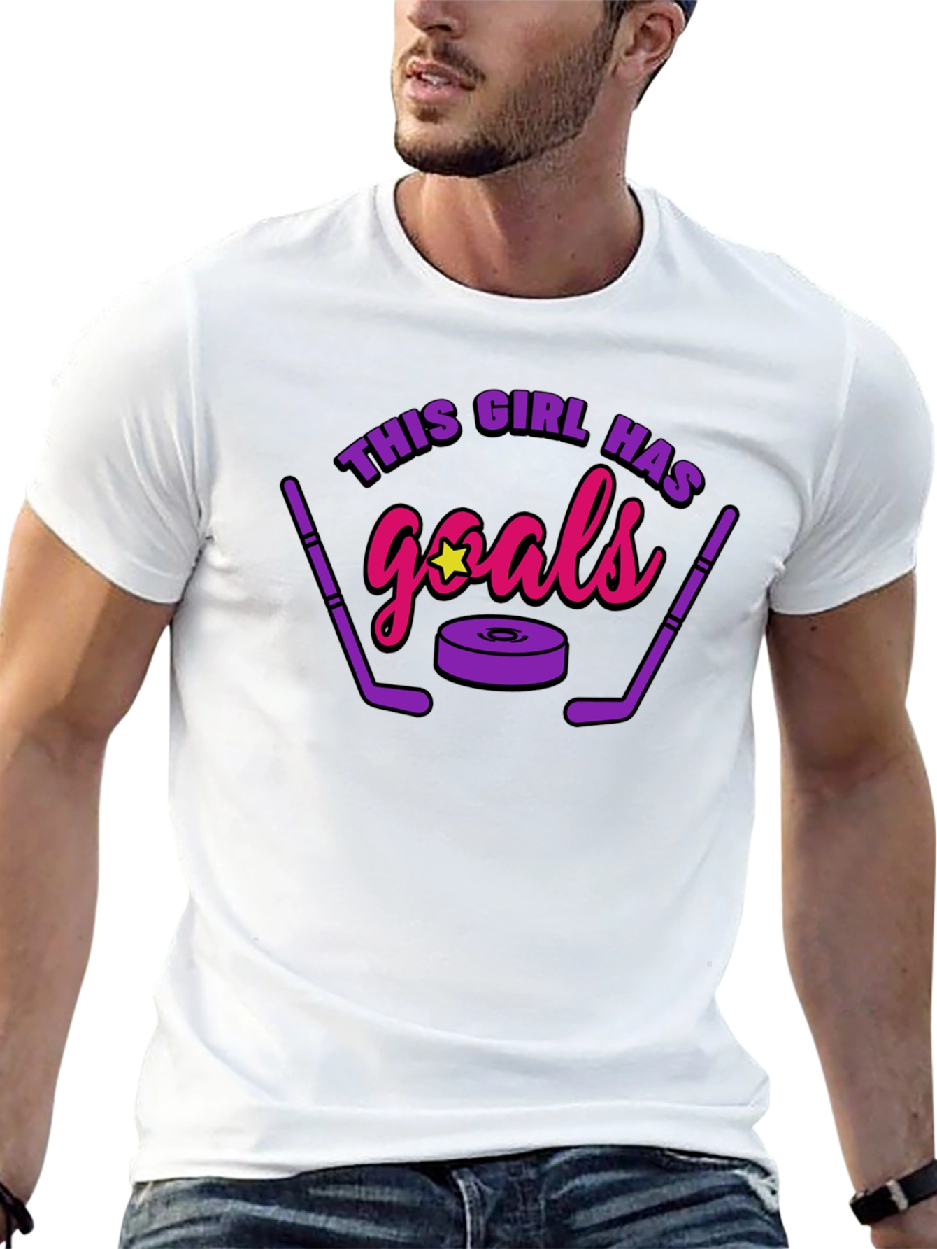 This Girl Has Goals Hockey T-Shirt