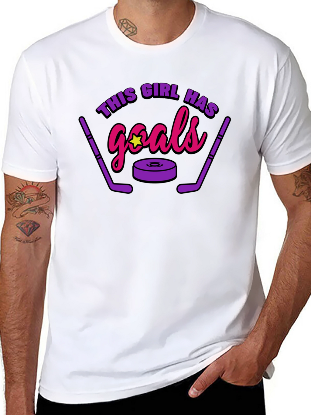 This Girl Has Goals Hockey T-Shirt