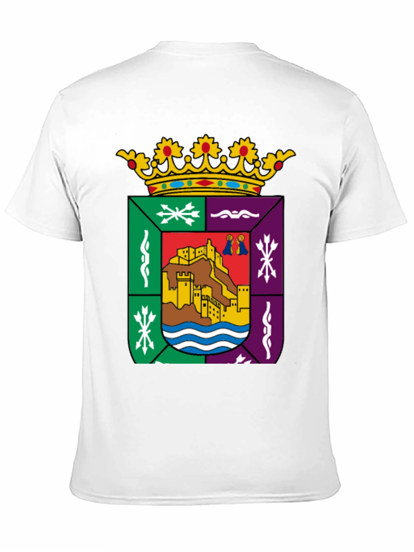 Cáceres Spain Coat of Arms Black T-Shirt