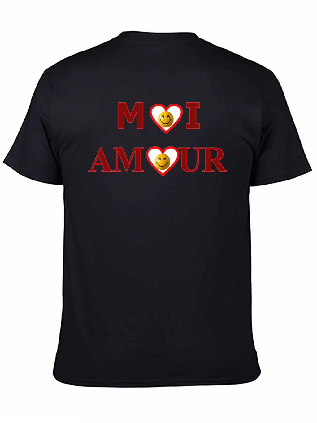 Moi Amour Graphic T-Shirt - Black