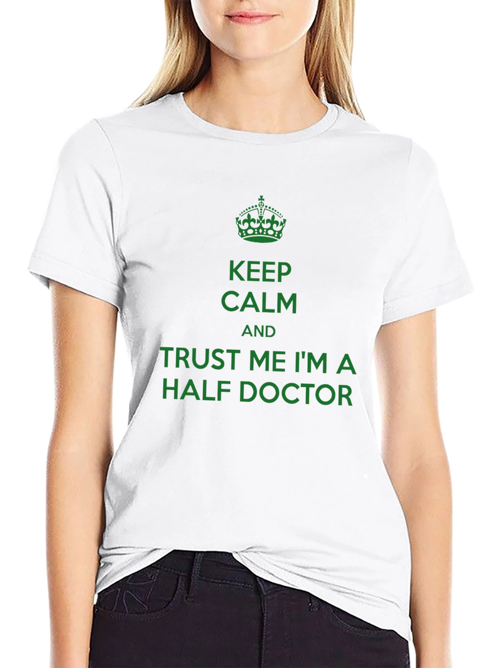 Keep Calm Half Doctor Funny T-Shirt