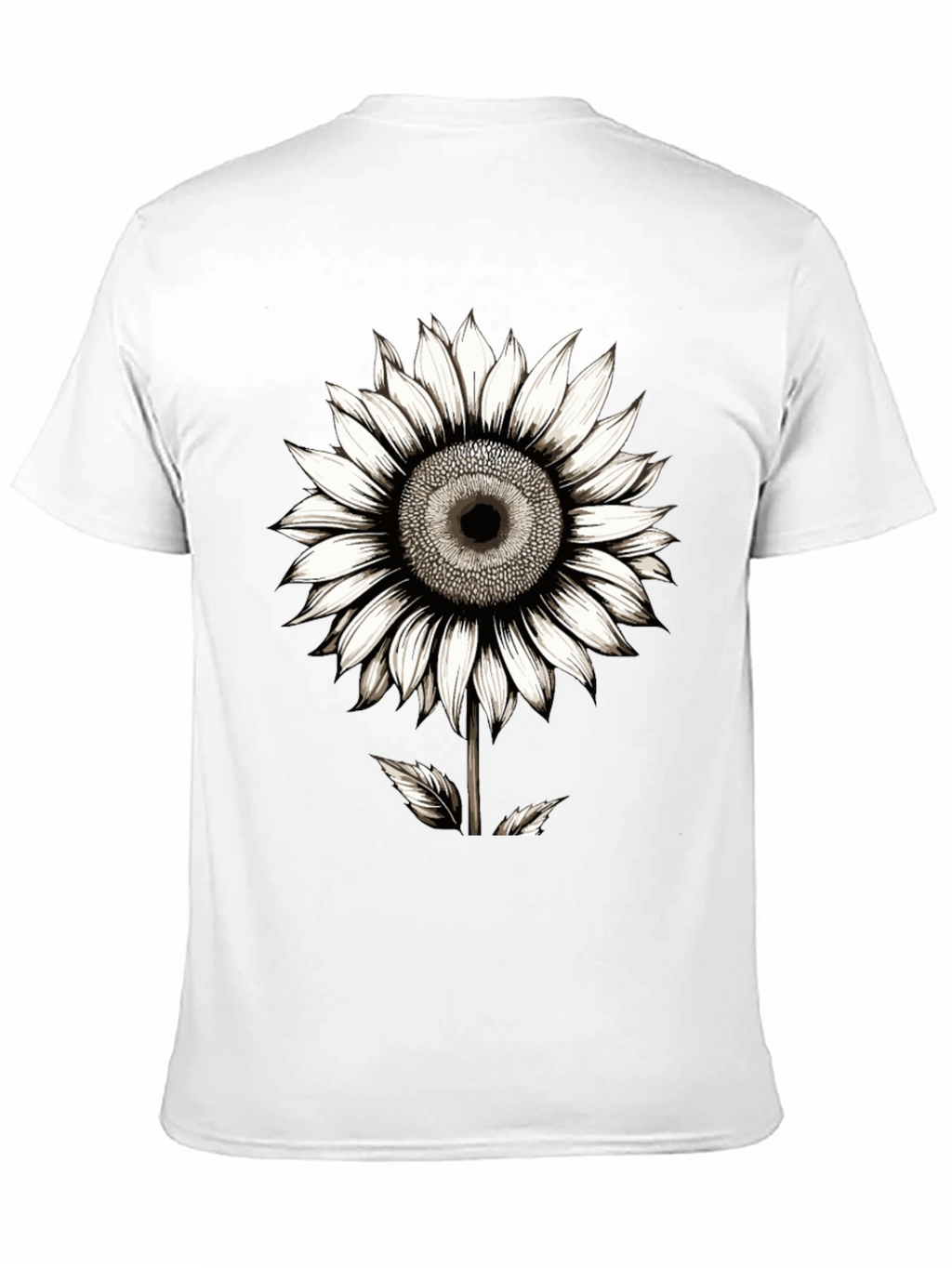 Sunflower Graphic Black T-Shirt