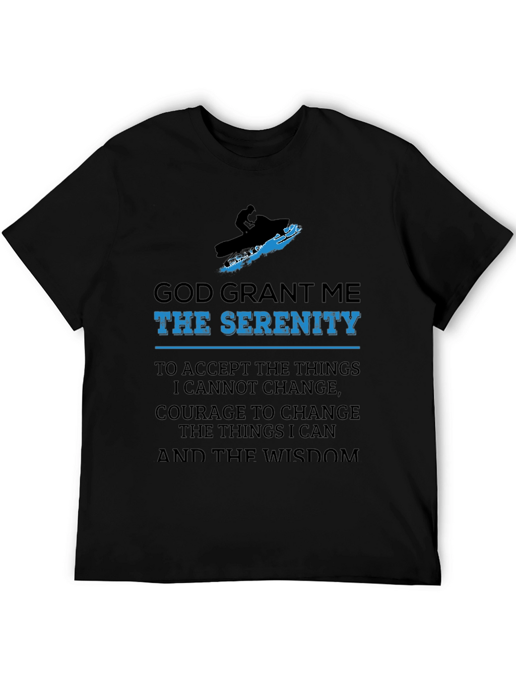 Serenity Prayer Snowmobile T-Shirt