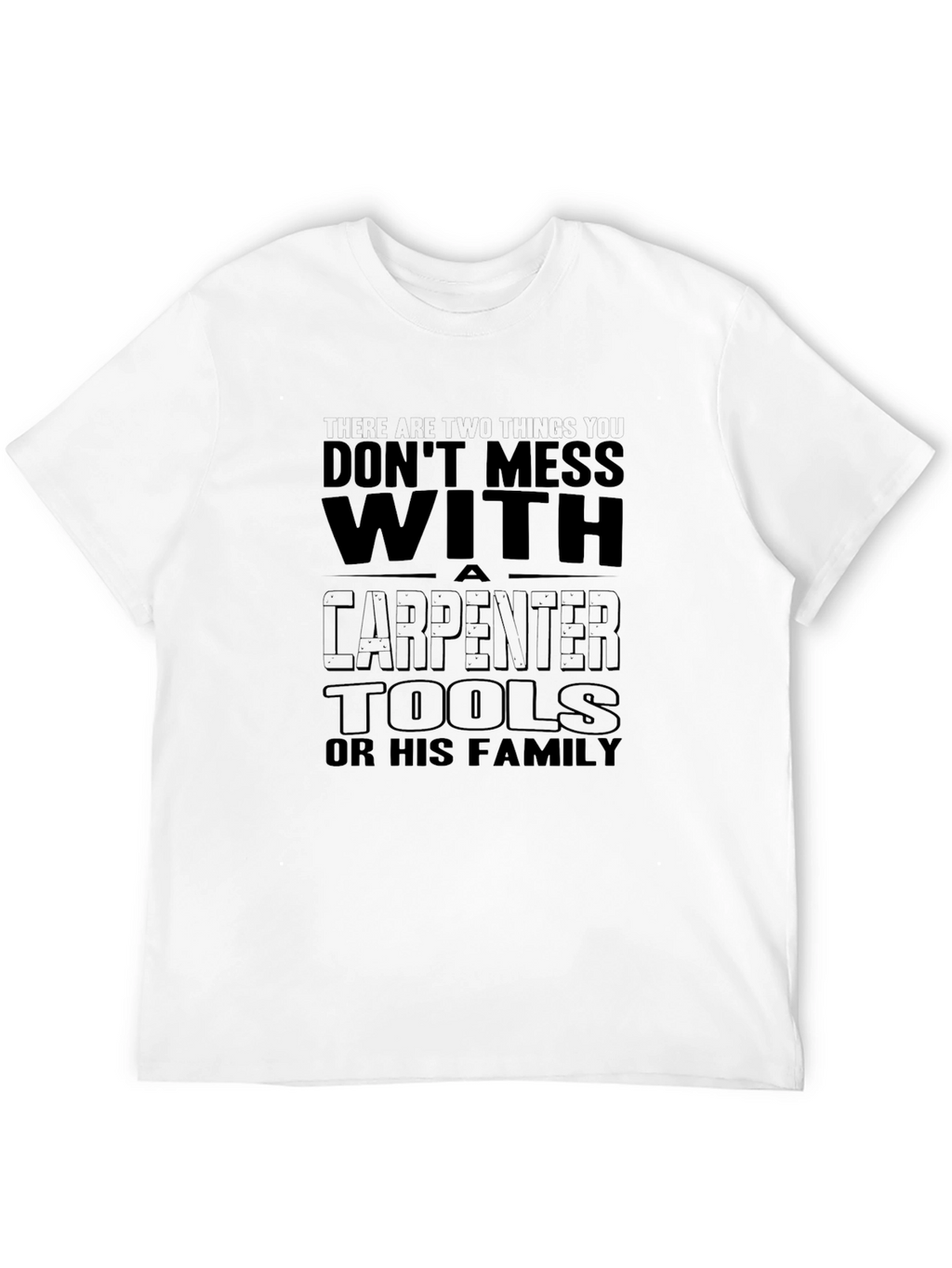 Carpenter Tools & Family T-Shirt - Black