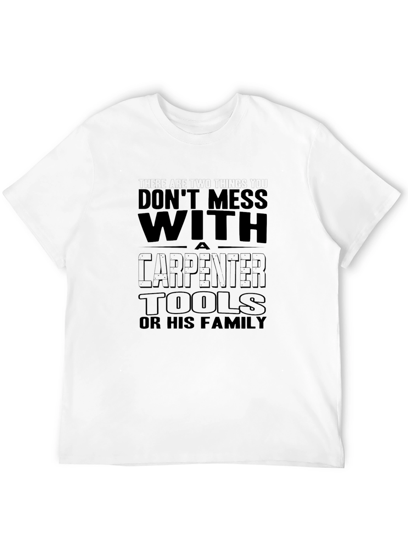Carpenter Tools & Family T-Shirt - Black