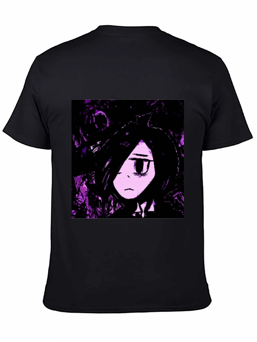 Anime Graphic Black T-Shirt