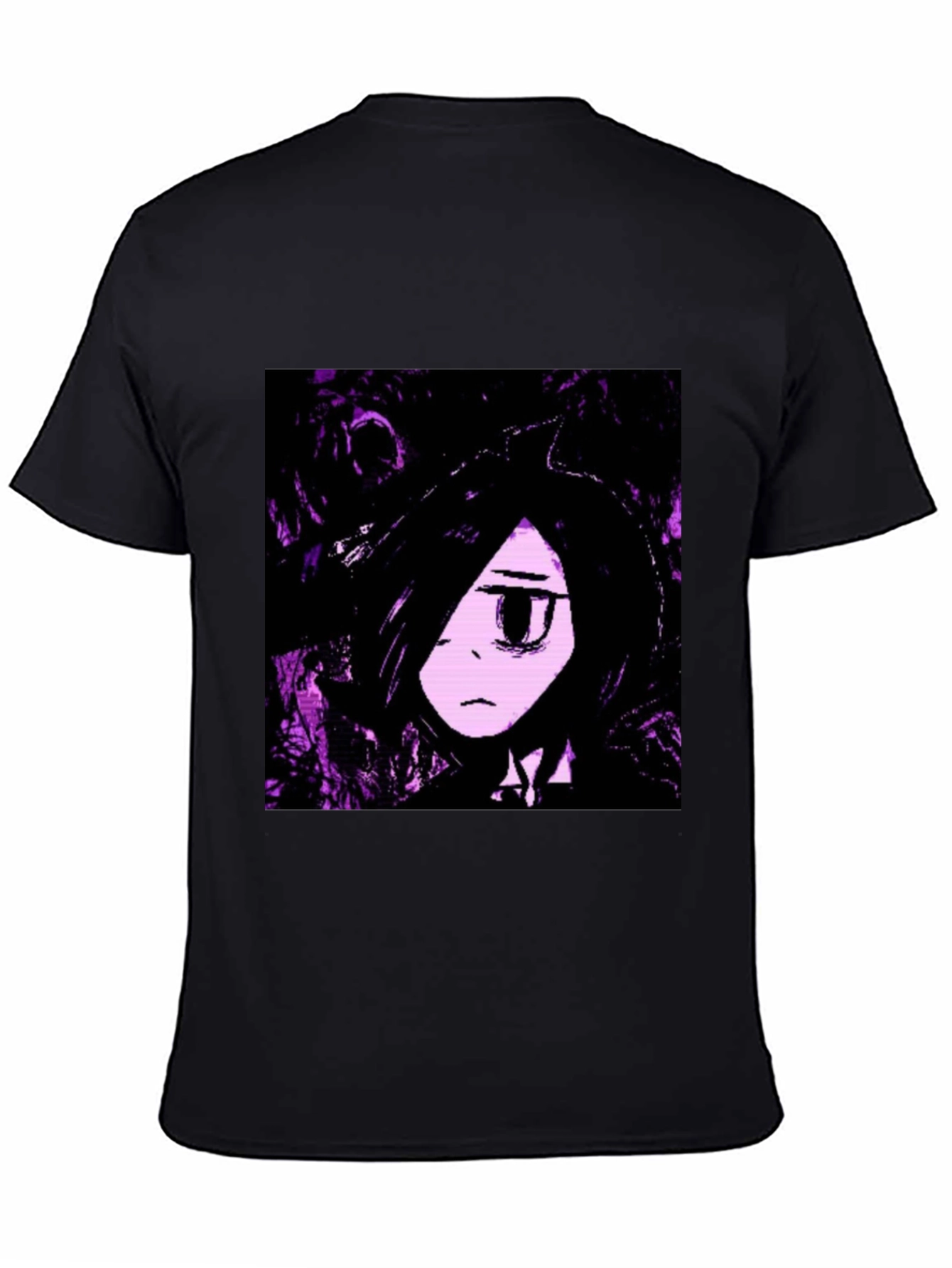 Anime Graphic Black T-Shirt